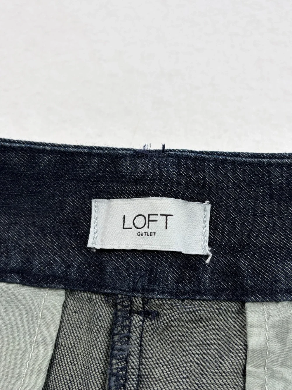LOFT Dark Navy Jean‎ Shorts